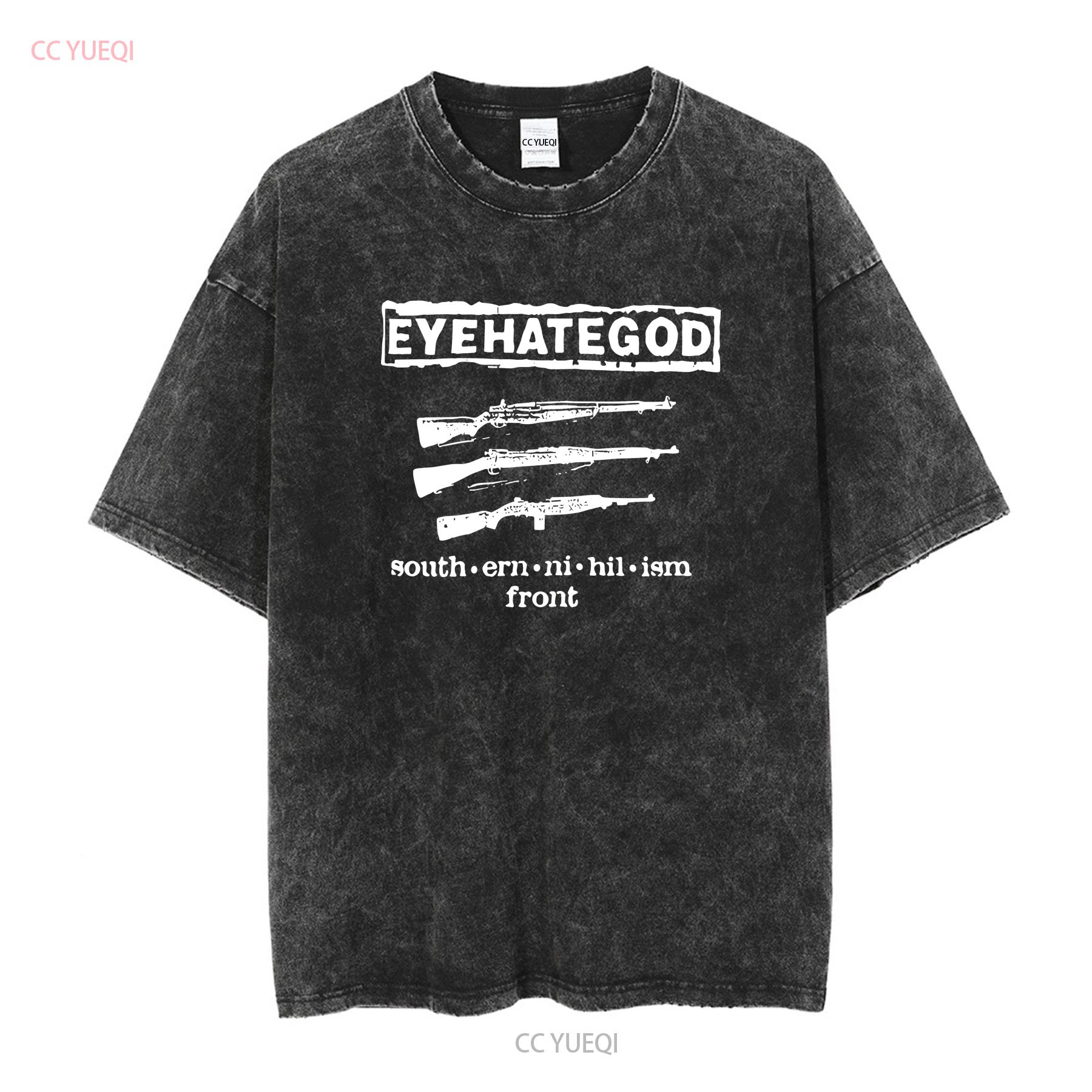 Eyehategod Für Schwarz Alle Größen Geschenk T-Shirt vintage Gewaschen Vielseitig Leichtes Oberteil Für Den Alltag Dehnbar Designer-Kleidung M black