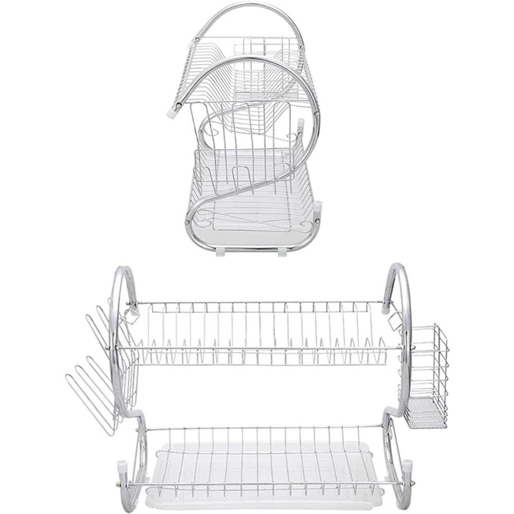 Space-saving Dish Drying Rack Stable Tableware Holder Shelf Practical Cup Drainer  Chopsticks