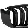 BMW 3 F34 GT 13-20 Grilles Between the Headlights (kidneys) Left + Right Set BLACK GLOSSY DOUBLE BAR