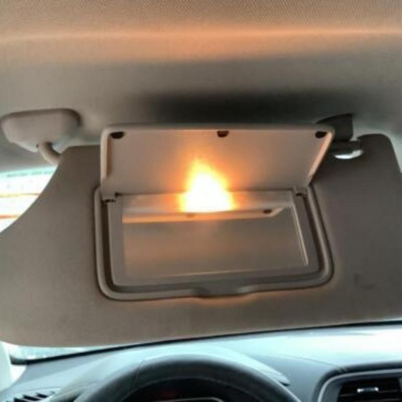 96401-9DE0A for Nissan Maxima 2016- New Sun Visor with Vanity Mirror Beige Left Right 964019DE0A