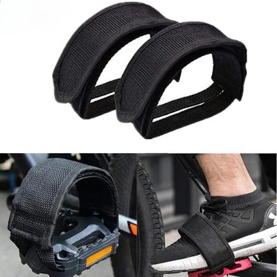 1 Paar Fahrradpedalriemen Nylon Zehenclip Fußriemen Gürtel Klebeband Fahrradpedale Fixed Gear Rennradteile MTB Zubehör
