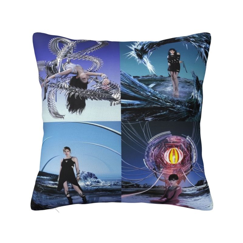 Custom Kpop A-Aespas Girls Karina Winter Giselle Ningning Pillow Case Sofa Luxury Cushion Cover Car Pillowcase