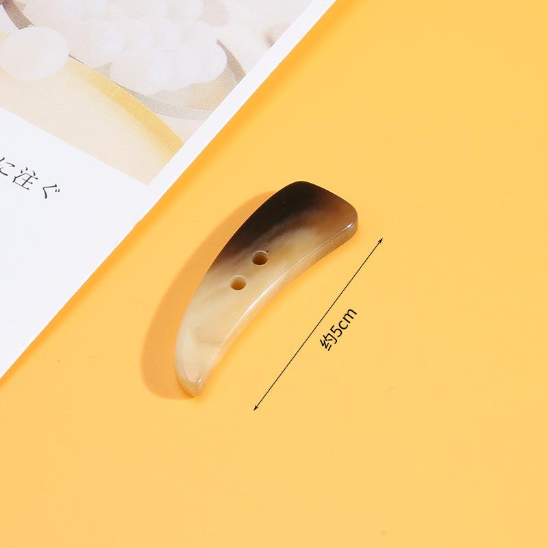 

Пуговицы из смоляного рога, японские пуговицы, мужские и женские пальто, тренчи, пуговицы для курток, аксессуары, трехскоростные пуговицы, регулирующие роговые пуговицы 10 #[Length 5cm]