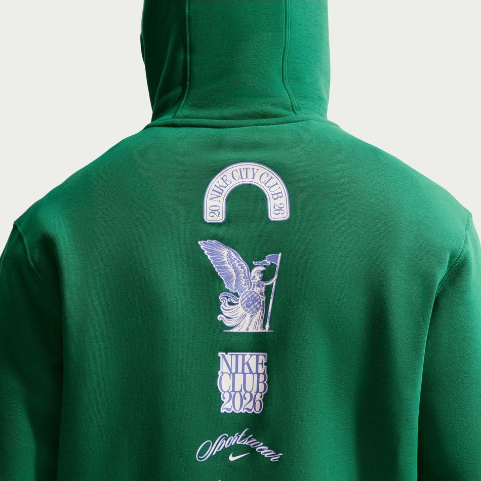 Nike Sportbekleidung Club Kordelzug Kapuze Langarm Pullover Sweatshirt Damen sweatshirts IF0690-365