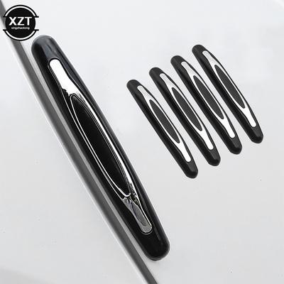4PCS Car Door Protector Guard Strip Scratch Protector Car Rubber Bumper Sticker Auto Door Edge Protection Car Outside
