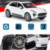 1/24 Scale WELLY Porsche Macan Turbo Alloy Car Model Diecasts Metal Toy Vehicles Car Model High Simulation Collection Childrens Gifts