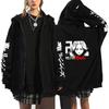 Fall Winter Fashion Tokyo Avengers Zipper Hoodie Sweatshirt Casual Harajuku Versatile Sweatshirt Men Women Fleece Jacket Coat