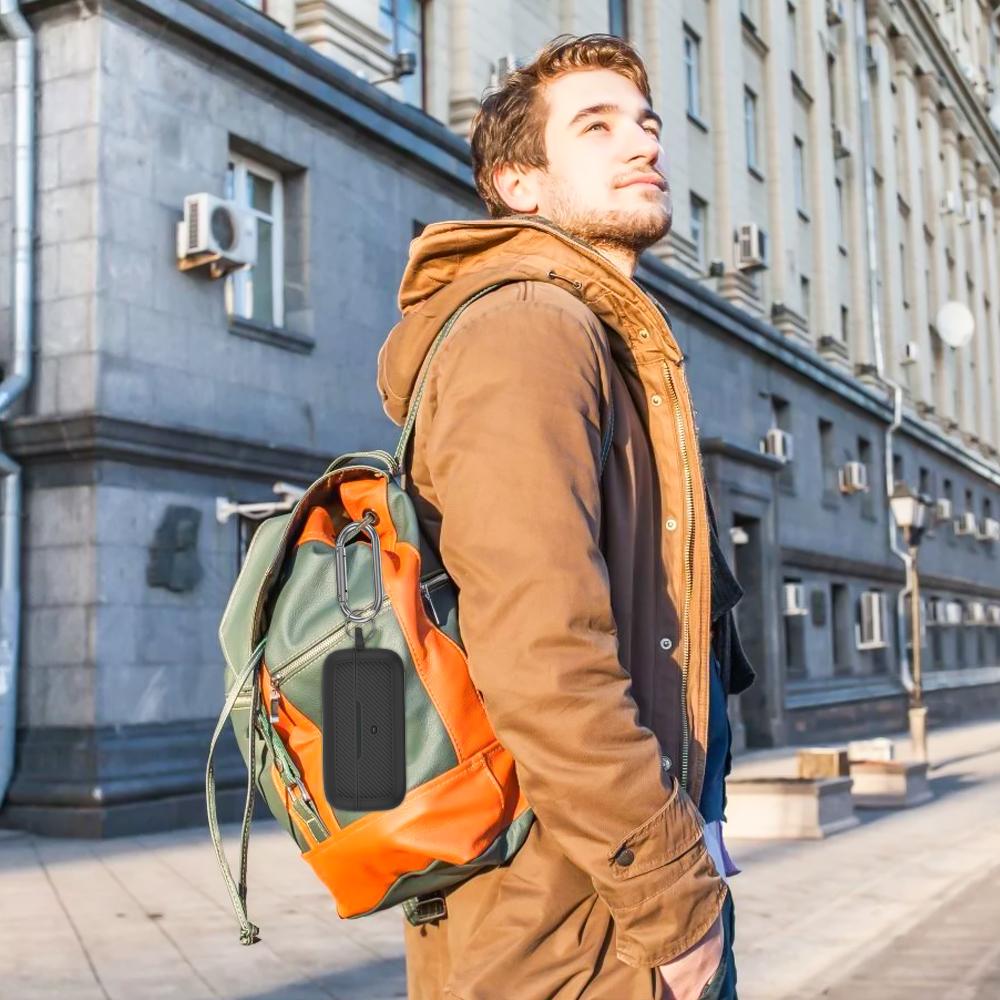 

Stripe Pattern Earphone Case Fall Prevention Storage Shell for EarFun Free Pro 3 Home/Travel синій