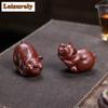 Yixing Lila Ton Glück Tierkreiszeichen Schwein Tee Haustier Eleganter Fischtank Landschaftsbau Tee Figur Spielzeug Tee Statue Ornamente Handwerk
