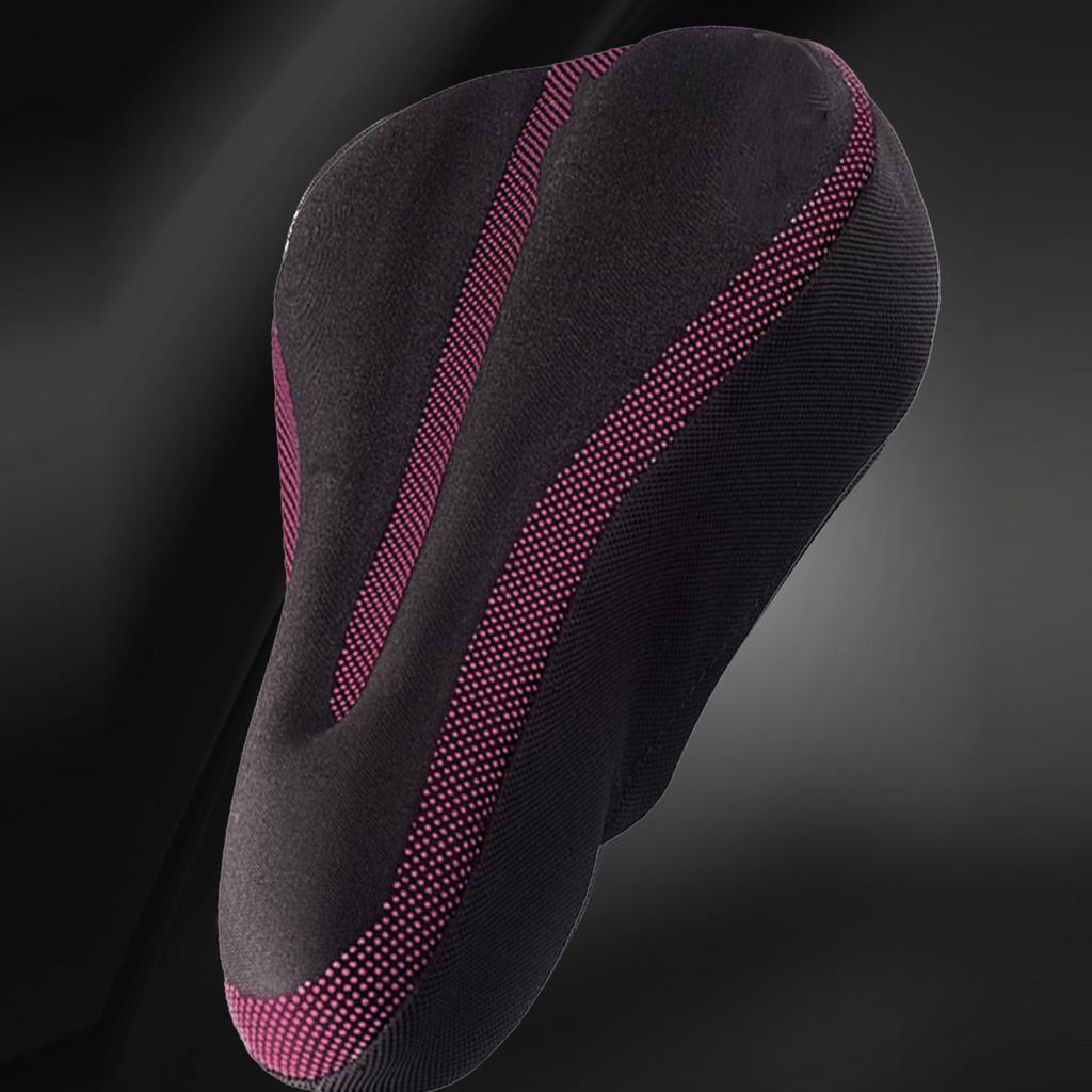 Oddychająca nakładka na siodełko rowerowe, antypoślizgowa, komfortowa, do roweru górskiego, czerwona