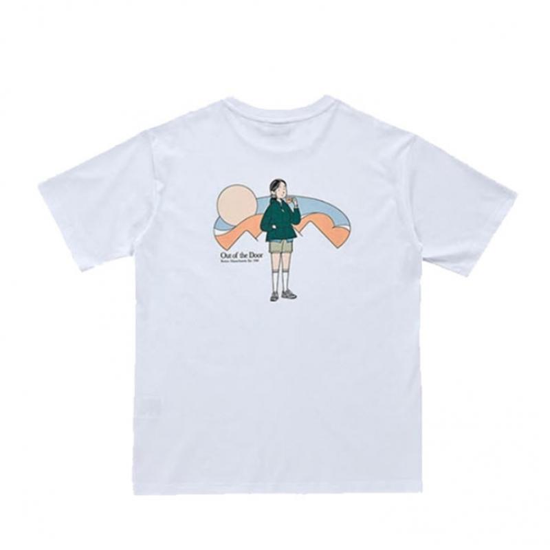 New Balance Half Club  Nbnec2l323 Wh Ivy Girl Backpacking Short Sleeve Tee Unisex Tee