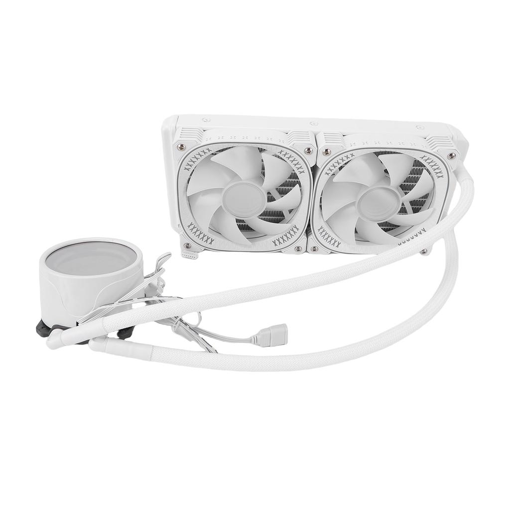 ARGB Liquid CPU Cooler Support for AM4 AM5 2.2 Inch LCD Temperature Display Close   AIO Liquid Cooler with 240mm