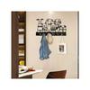 Creative Animal Wrought Iron Wall Mounted Key Holder with Screws and Expansion Bolts