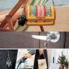 Cute Plush Cat Keychain Soft Animal Pendant Fashion Key Ring Lovely Bag Hanging Decor Portable Accessories for Purse Backpack