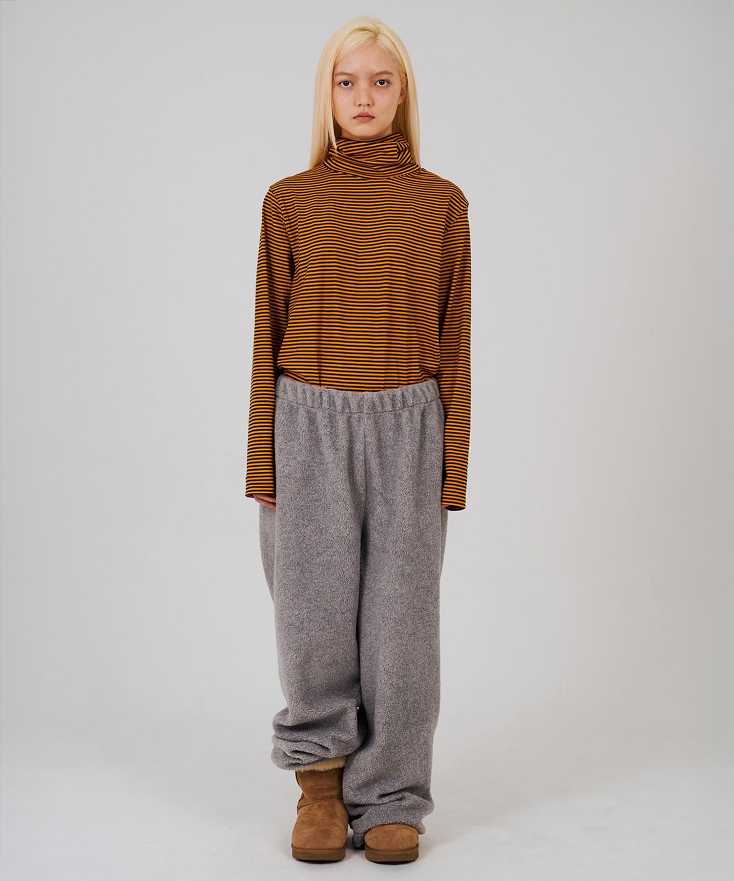 Depk Color Pop Turtleneck T-Shirt - Mustard
