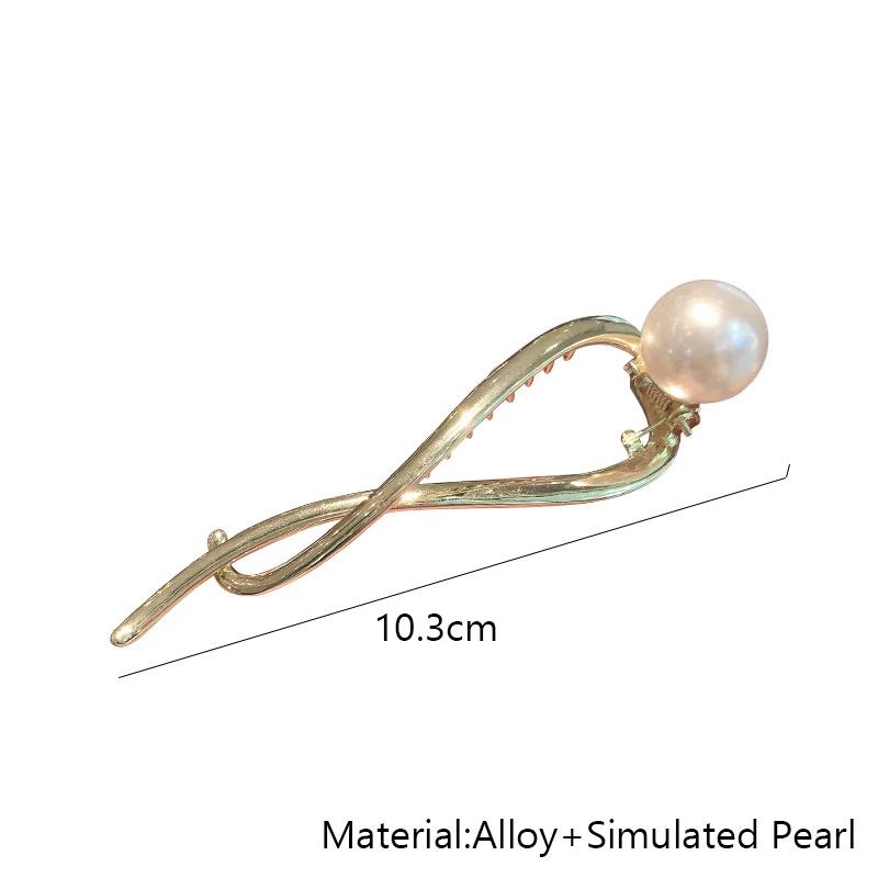 Korejský kov Butterfly Pearl Sponky do vlasů Sponky do vlasů Módní Spona do culíku Sponky do vlasů Sponky do vlasů Pokrývky hlavy Dámské Doplňky do vlasů