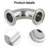 Tri Clamp 90 Degree Elbow Stainless Steel for Sanitary Processing 1 5 4