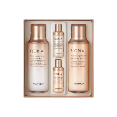 Floria Nutra Energy 2-Step Set Toner 150mL + Emulsion 150mL (+ Bonus Toner 20mL & Emulsion 20mL)