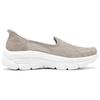 Skechers Modern DLux Leisure Slip-Ins Comfortable Versatile Durable Low-Top Casual Shoes Women Sneaker Gray Brown 159287-TPE