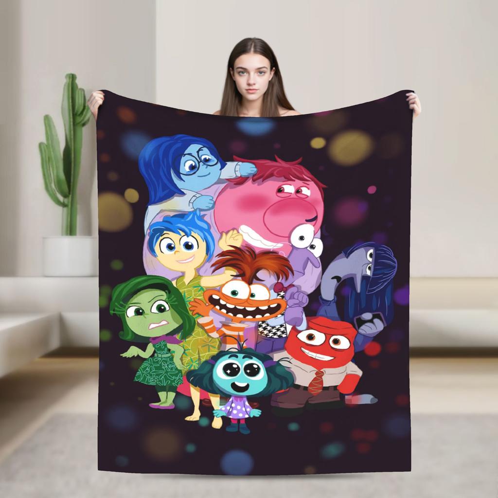 I-InsideS O-Out Blanket Quality Super Warm Throw Blanket Winter Children Couch Chair Sofa Bed Print Bedspread
