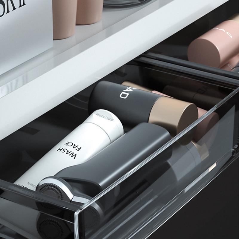 Bathroom Shelves Kitchen Wall Mounts Rack Storage Organizer Waterproof Multi-Layer Combination Holder Decoration Finishing Frame