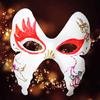 Party Face Cover Elastic Strap Inspire Creativity Lightweight DIY Half Face Dancing Masque Kids Painting Toy for Home