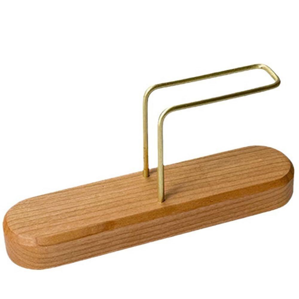 

ideamall Coffee Filter Case Coffee Paper Wooden Stand, Filter, Stand, (Light Brown)