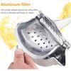 Heavy Duty Manual Metal Fruit Squeezer With Fine Filter, Versatile Juicing Tool For Lemon Orange Apple Watermelon Household Kitchen Use
