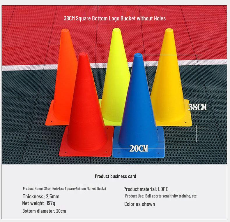 Sports Training Cones: Football Disc Markers, Basketball Aids, Ice Cream Cones, Poles, Kid's Hurdles, Stakes, Taekwondo Equipment