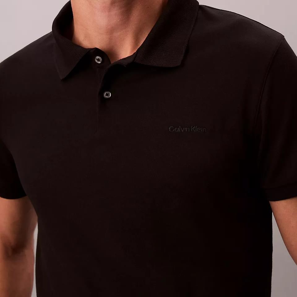 Calvin Klein Comfortable Versatile Fashion Liquid Touch Short Sleeve Polo Shirt Men tops 4LC251G-UB1