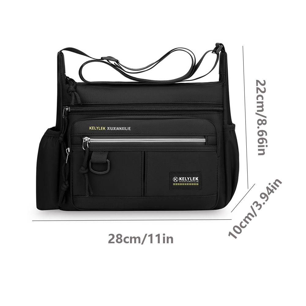 Side Pocket Business Messenger Bag Oxford Cloth Men  Crossbody Bag Men  Shoulder Bag  Male