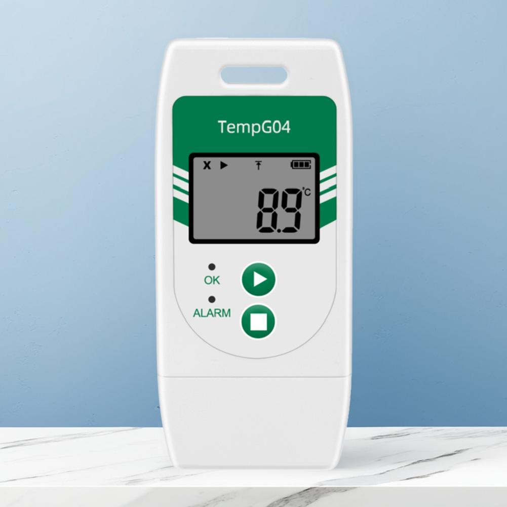 USB Temp & Humidity Data Logger Digital 32000 Point Capacity Temperature Data Logger for Refrigeration Cold Chain Transport Lab