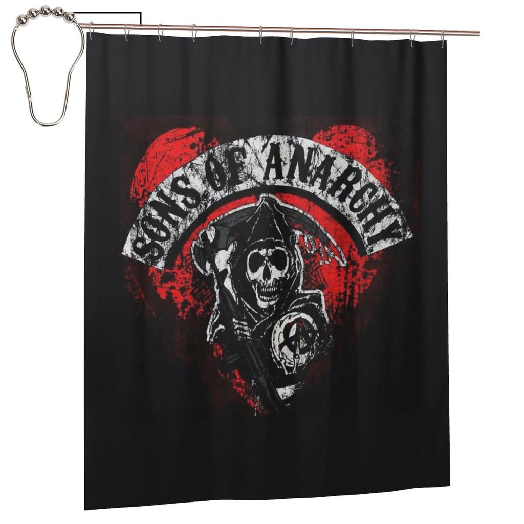 Sons Of Anarchy Samcro Whiskey Shower Curtain Bathroom Polyester Waterproof Bath Curtains With Hooks