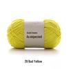 Ruyi Bird Little Bean Snow Chenille Yarn for DIY Crochet Doll - Cute Ice Stripe Yarn Ball