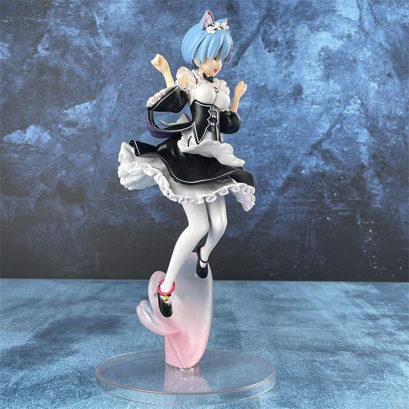Re:Zero - Rem Cat Ears Maid Figure Ornament In Box