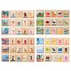 Wooden Montessori Puzzles For Kids With Logic Matching Educational Toy For Early Learning