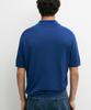 Masimodutti 100% Cotton V-Neck Knit Polo Shirt