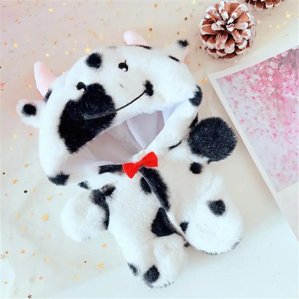 Playing House Toy Accessories Fox Wolf Bear 20cm Doll Clothes One-piece Garment Jumpsuits With Tail Cartoon Animal Outfit