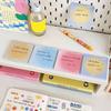 2 Pack Gradient Color Sticky Note Pads Self-adhesive Smooth Writing Scrapbooking DIY Notepad Stationery School Supplies