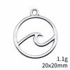 Mother's Day Charms For Bags Wave Water Drop Swirl Charms Pendant Audience Bag Pendant