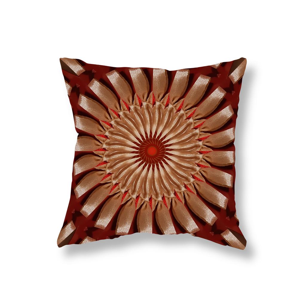 Psykedelisk Geometrisk Mandala Trykk Pynteputetrekk Sofadekor Rom Nattbord Kontor Spillstol Putetrekk Hjemmedekor