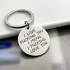 Stainless Steel Boyfriend Girlfriend Husband Wife Gift Keychain Easy To And Keys Couple Key Ring