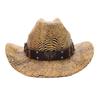 Vintage western cowboy hat party carnival imitation crocodile pattern jazz hat autumn and winter men's and women's high-end top hat