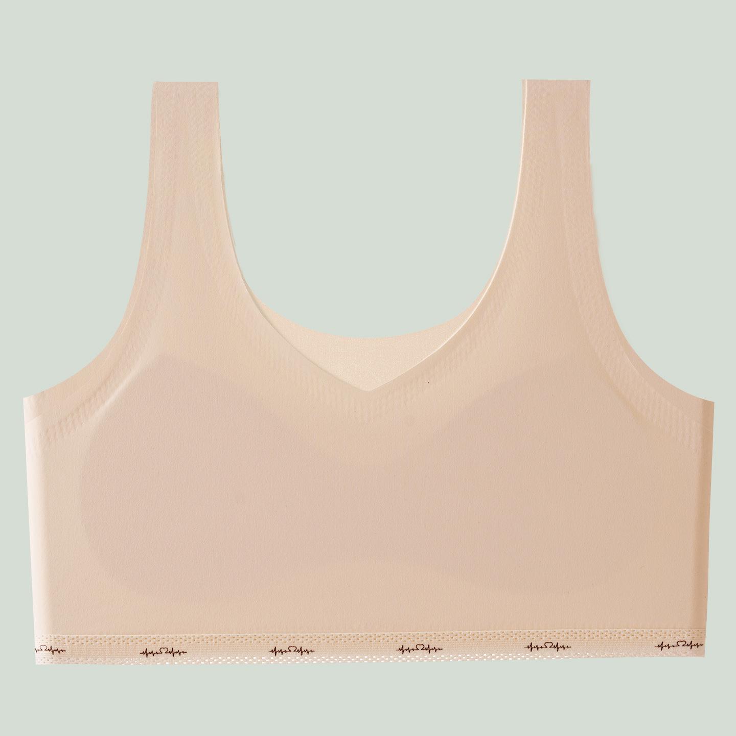Girls 9-12 Stage Development Bra and Vest Set L (70-95 lbs)