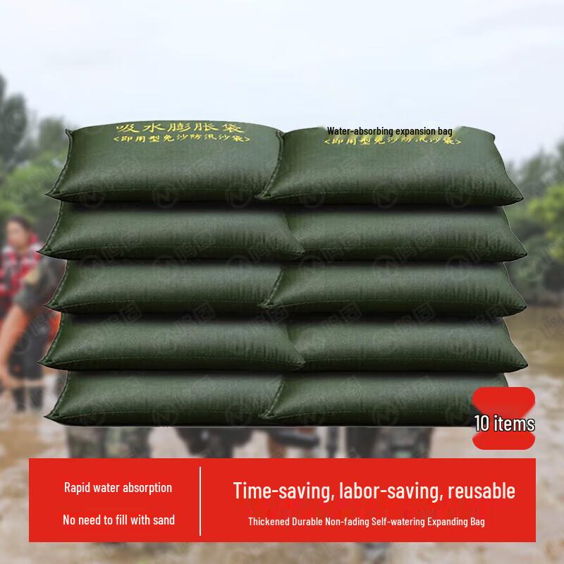 Water-Activated Flood Barrier Sandbags