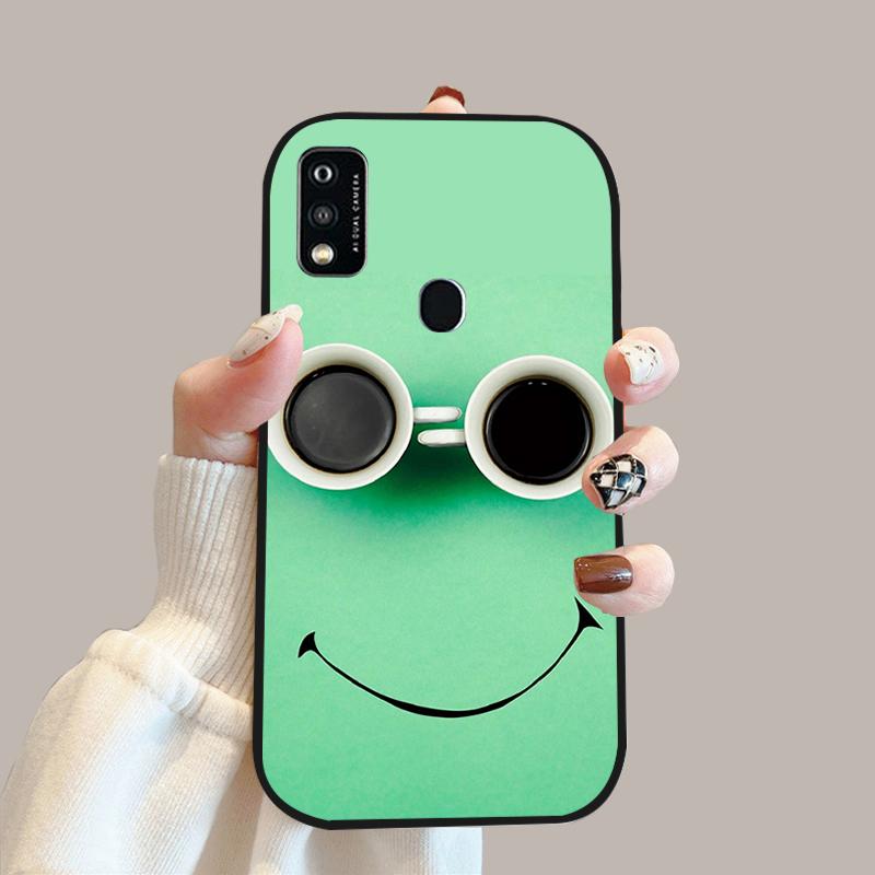 For ZTE Blade A51 Case A52 A53 Color Painted Soft Silicone Phone Cover Cases For ZTE Blade A31 Fashion Protective Fundas Coque