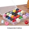 Spools Empty Bobbins Storage Box Sewing Accessories Tools Plastic Sewing Machine Bobbin Case Knitting Needle Organizer