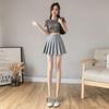 Japanese College Style High Waist Pleated A-Line Skirt - Anti-Exposure, Slimming Summer Short Skirt for Students