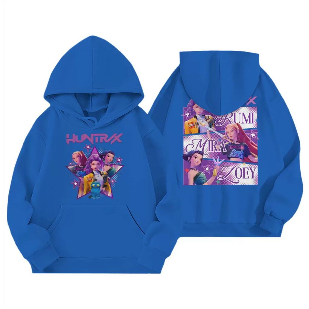 KPop Demon Hunters Kids Hoodies Girls Clothes Children Movie New Sweatshirt Long Sleeve Pullover K-Pop Demon Hunters Casual Tops