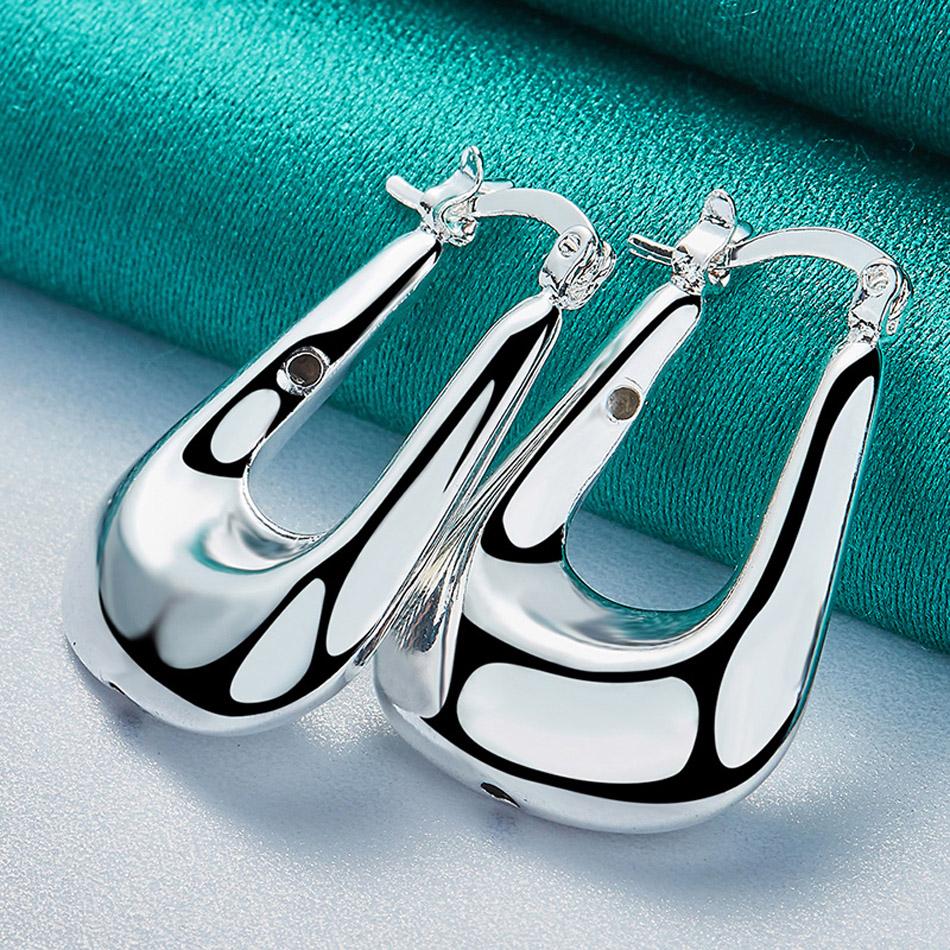 

Женские серьги URMYLADY из стерлингового серебра 925 пробы, модные очаровательные ювелирные изделия для свадьбы и помолвки ME220